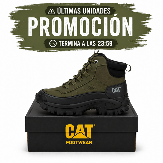 Bota Táctica CAT – Últimas Unidades a Mitad de Precio