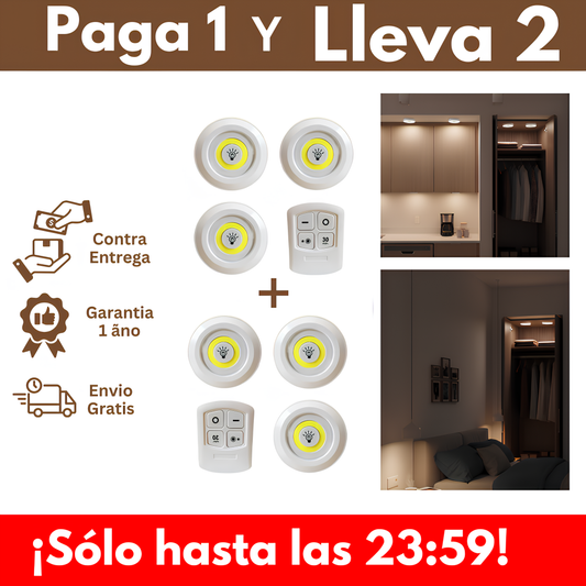 Kit de Iluminación LED + Control Remoto – Paga 1 y Lleva 2
